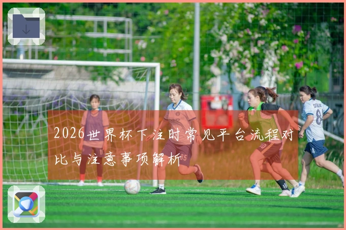 2026世界杯下注时常见平台流程对比与注意事项解析