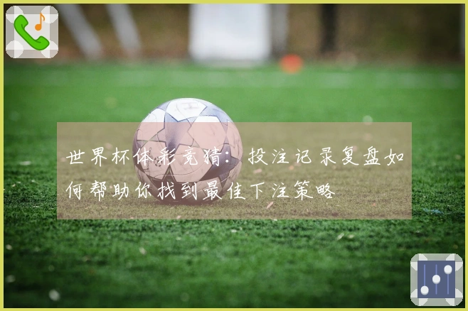 世界杯体彩竞猜：投注记录复盘如何帮助你找到最佳下注策略