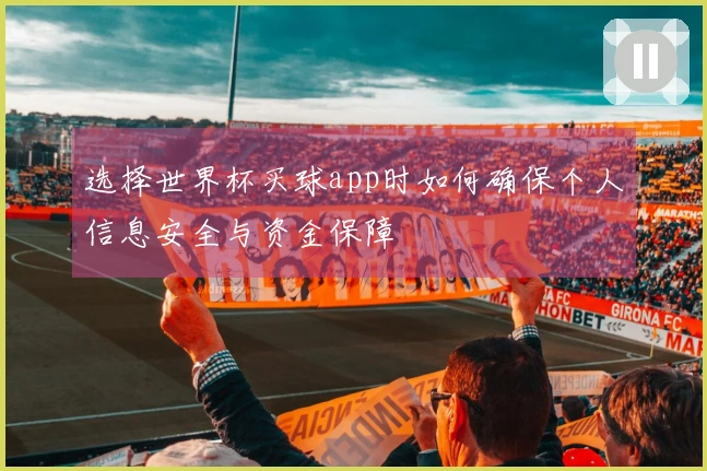 选择世界杯买球app时如何确保个人信息安全与资金保障